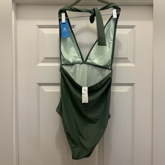 CUPSHE V-Neck Halter Top One Piece Size Small - Picture 11 of 12